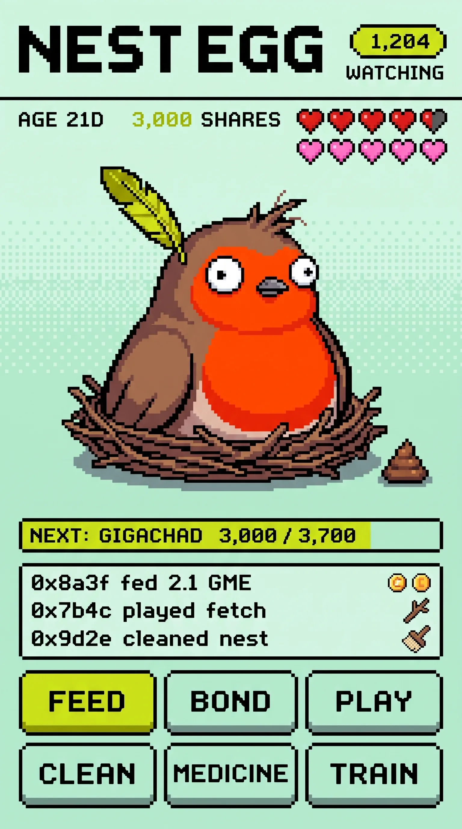 Direction G: the pocket pet